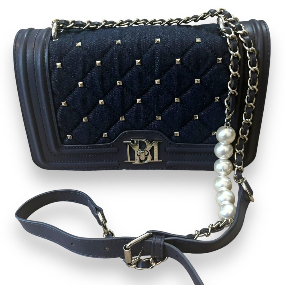 NWT Badgley Mischka Quilted Crossbody Bag